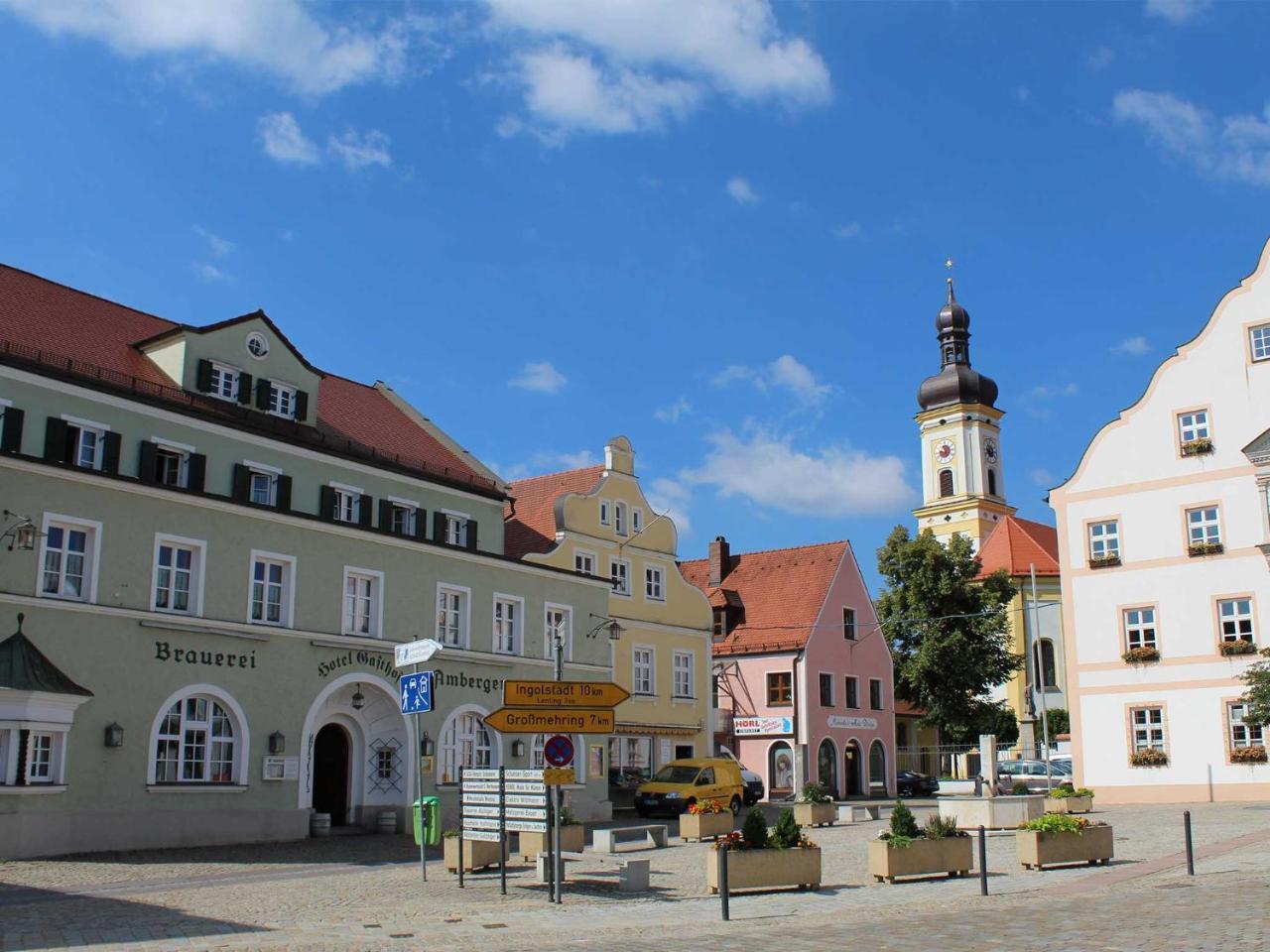 Hotel Brauereigasthof Amberger Kosching Exteriér fotografie