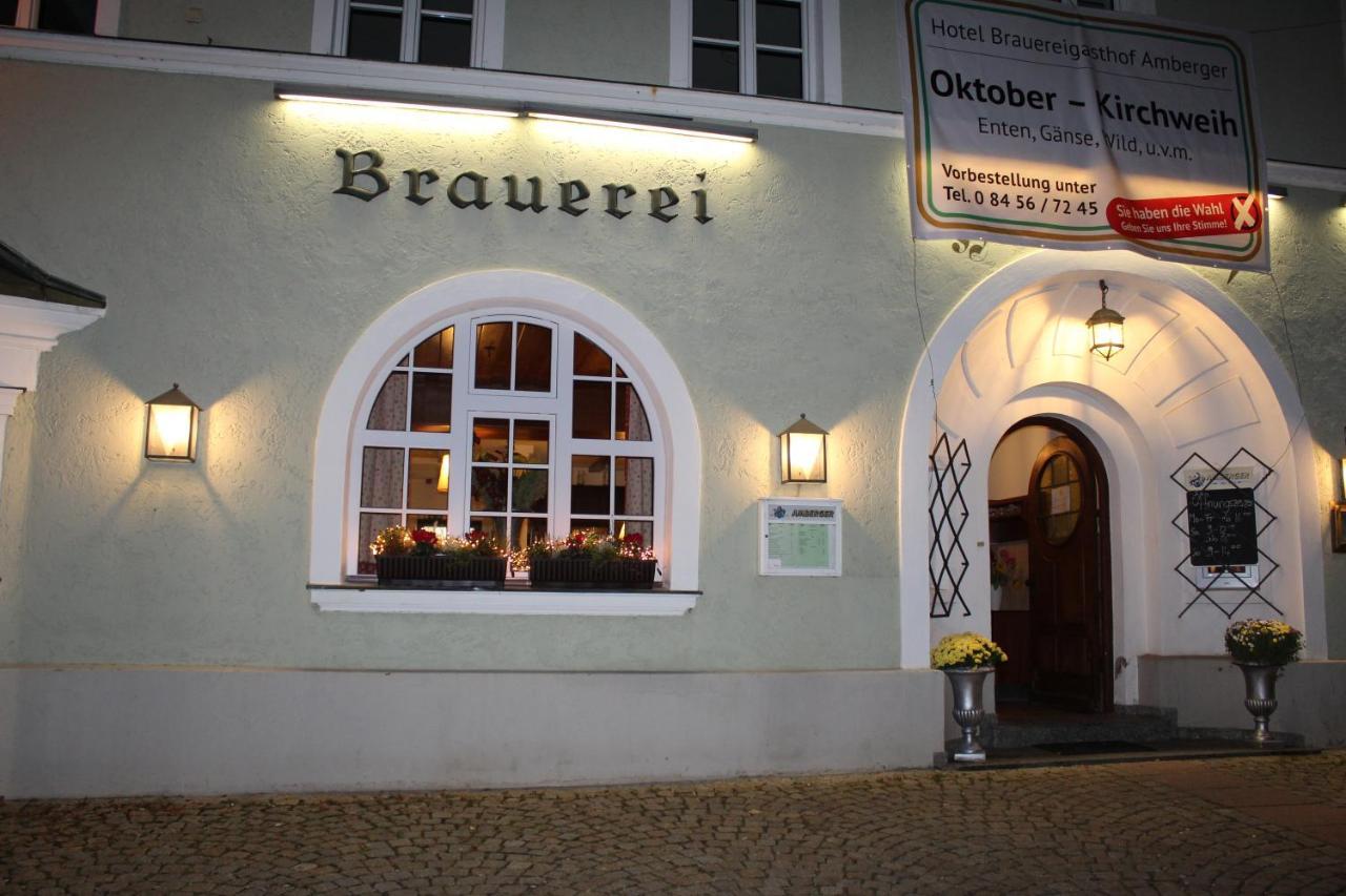 Hotel Brauereigasthof Amberger Kosching Exteriér fotografie